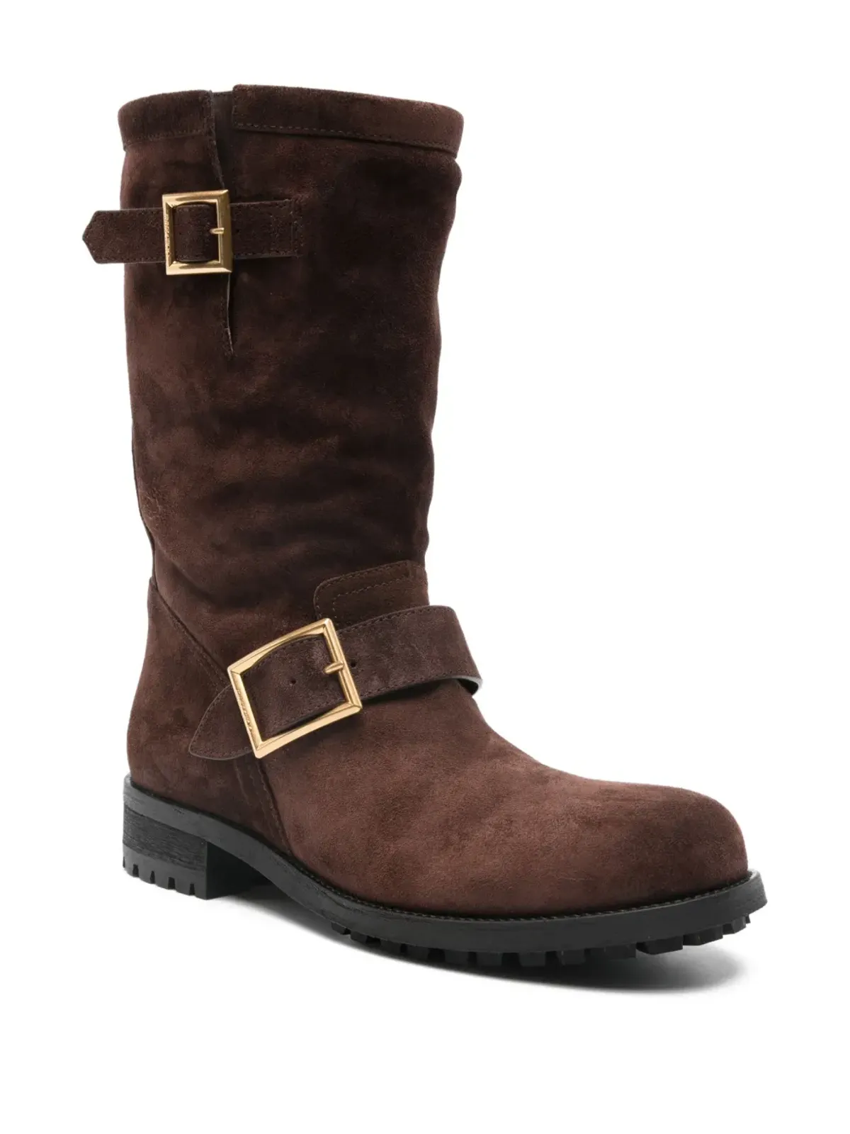 Jimmy Choo バックル バイカー ブーツ - 画像2