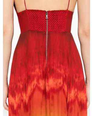alice + olivia プリーツタイダイドレス - サムネイル5