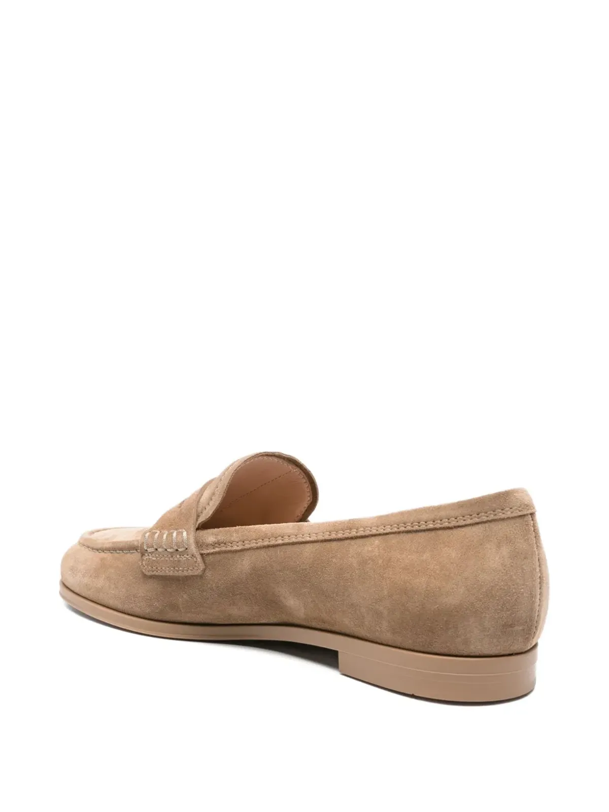 Gianvito Rossi Georgie ペニー スエード ローファー - 画像3