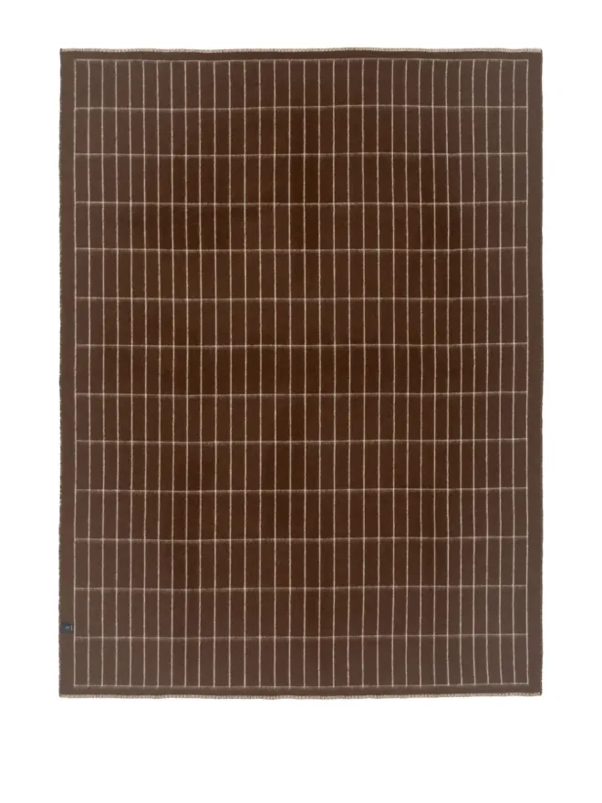 BLACKSAW BLACKSAW グリッド柄ブランケットの商品画像