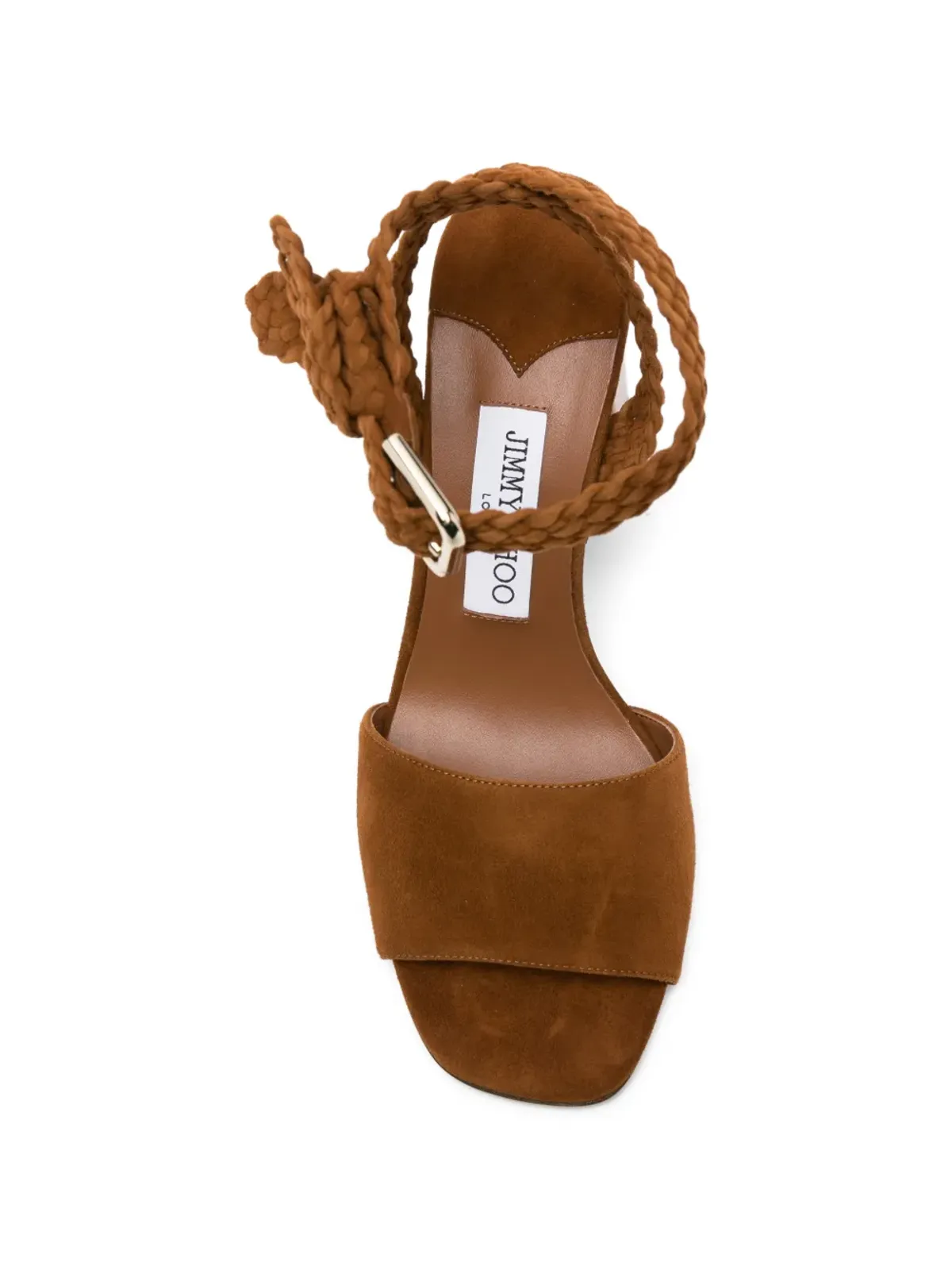Jimmy Choo Rori スエードサンダル ブラウン - 画像4
