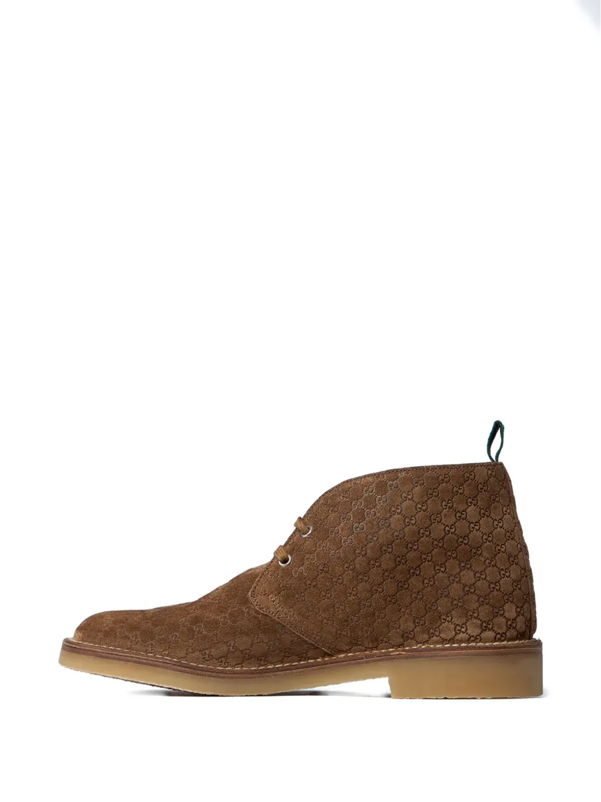Gucci GGモノグラム レースアップブーツ - 画像3