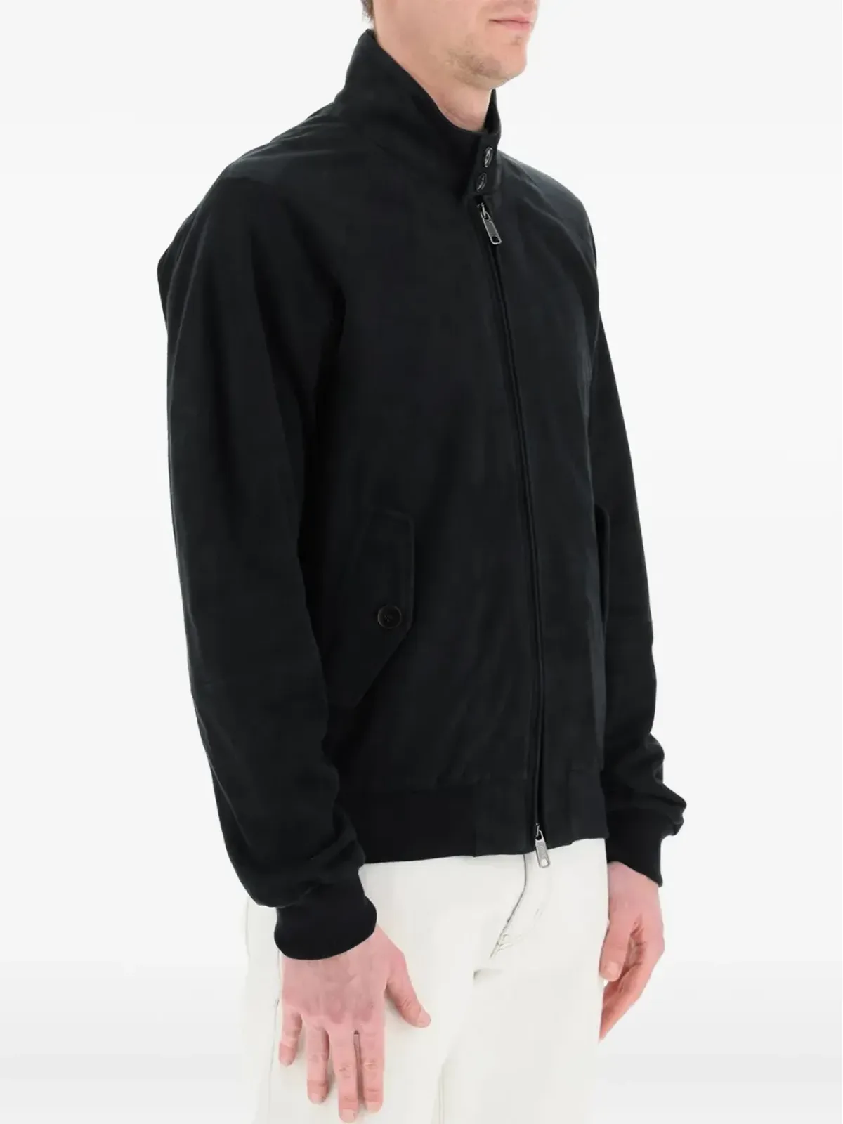 Baracuta スエードジップフロントジャケット - 画像2
