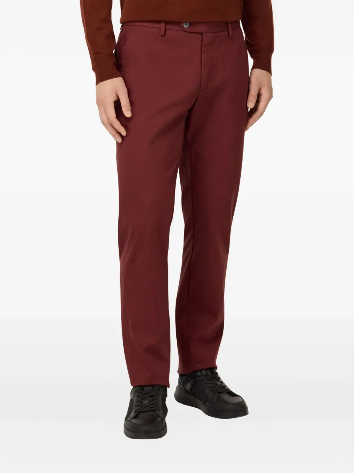 Boggi Milano ロゴパッチパンツ - レッド - 画像3