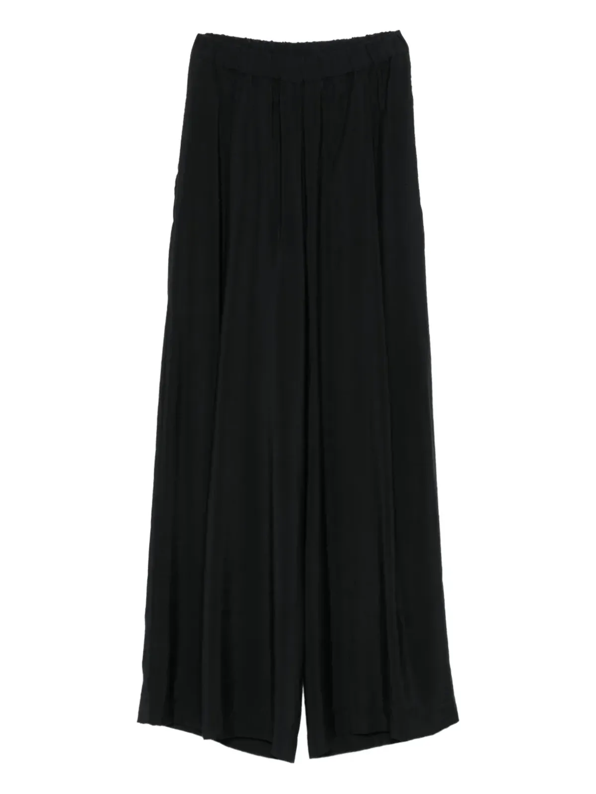 Gentry Portofino プリーツ入りエラスティックウエストパンツ - ブラック - 画像1