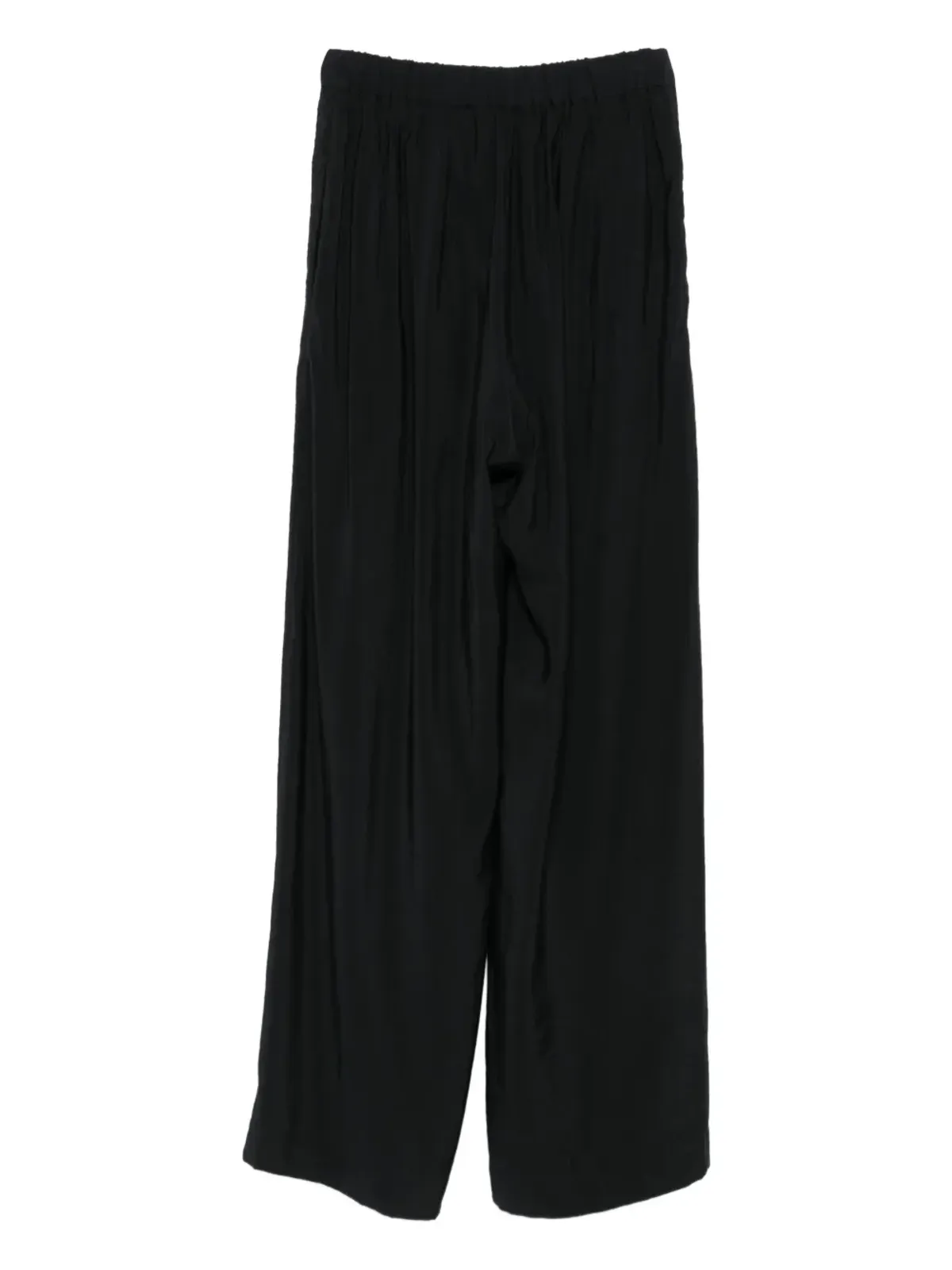 Gentry Portofino プリーツ入りエラスティックウエストパンツ - ブラック - 画像2