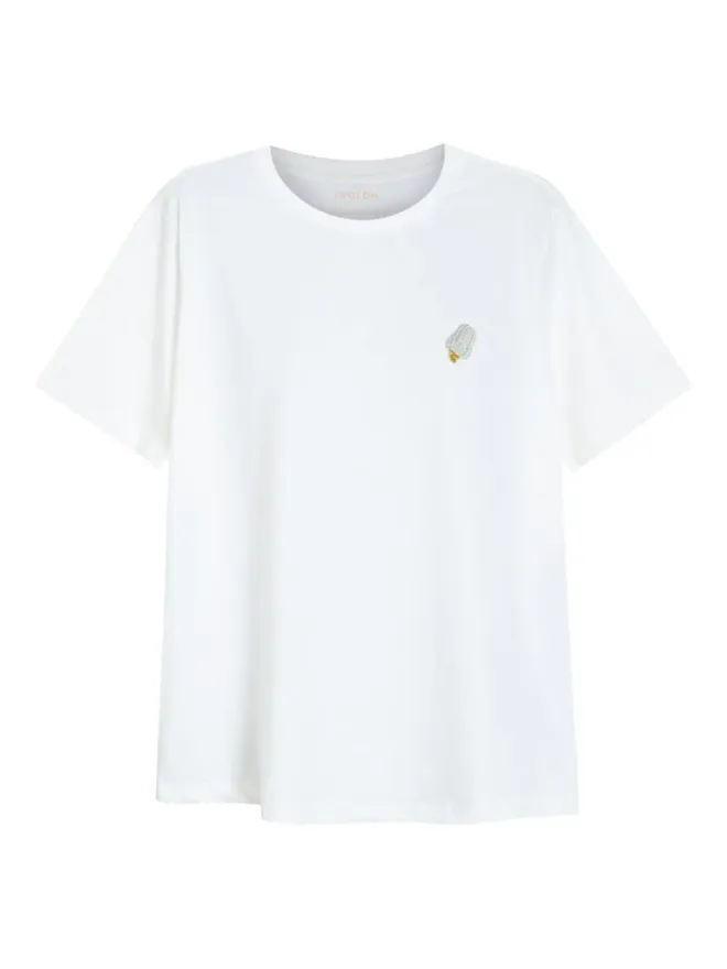 Isolda Isolda Caju刺繍入りTシャツの商品画像