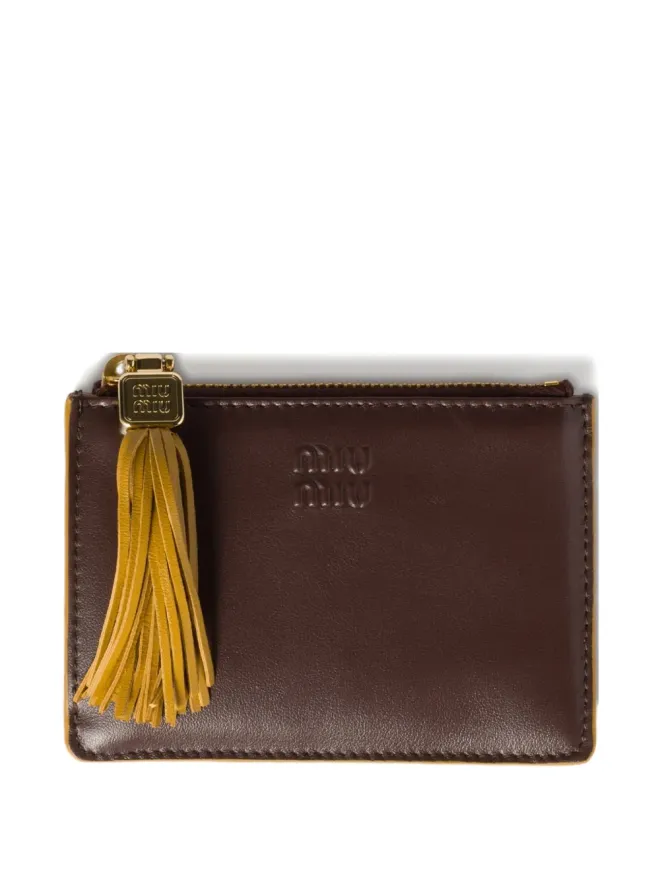 Miu Miu Miu Miu タッセルディテール カードホルダーの商品画像