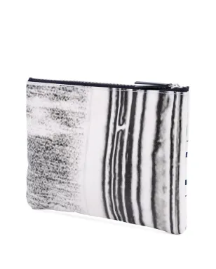 Christian Dior Pre-Owned 2022 Limited Edition Bilum Trompe Loeil Canvas 30 Montaigne Pochette ポーチ - White - サムネイル2