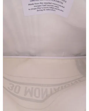 Christian Dior Pre-Owned 2022 Limited Edition Bilum Trompe Loeil Canvas 30 Montaigne Pochette ポーチ - White - サムネイル4