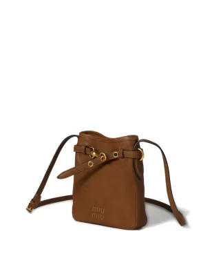 Miu Miu レザーストラップポーチ - サムネイル3