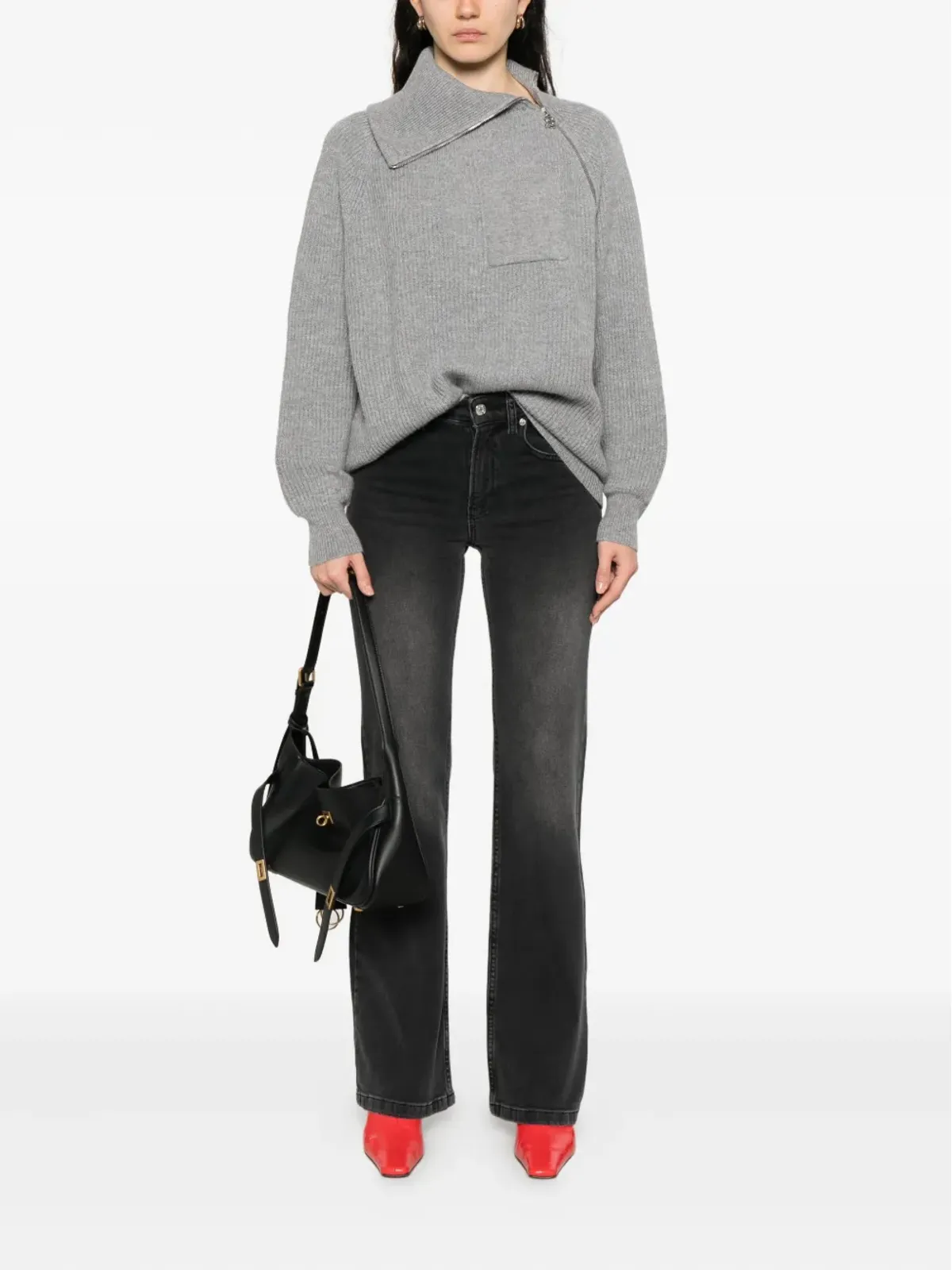 MOSCHINO JEANS ストーンウォッシュジーンズ - 画像2