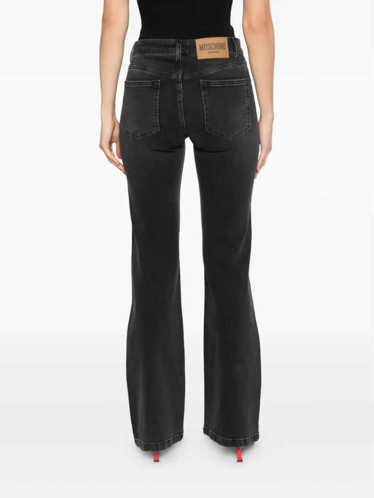 MOSCHINO JEANS ストーンウォッシュジーンズ - 画像4