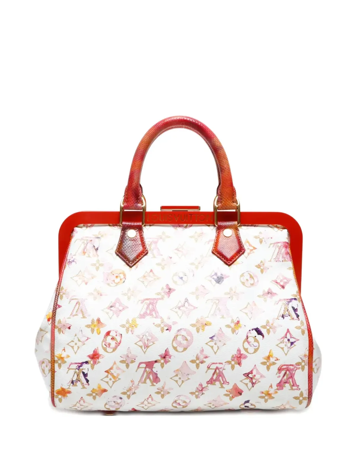 Louis Vuitton Pre-Owned リチャード・プリンス × カルング 2006 Speedy 30 モノグラム 水彩ハンドバッグ - 画像1