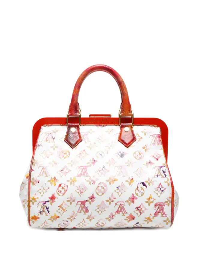 Louis Vuitton Pre-Owned Louis Vuitton Pre-Owned リチャード・プリンス × カルング 2006 Speedy 30 モノグラム 水彩ハンドバッグの商品画像