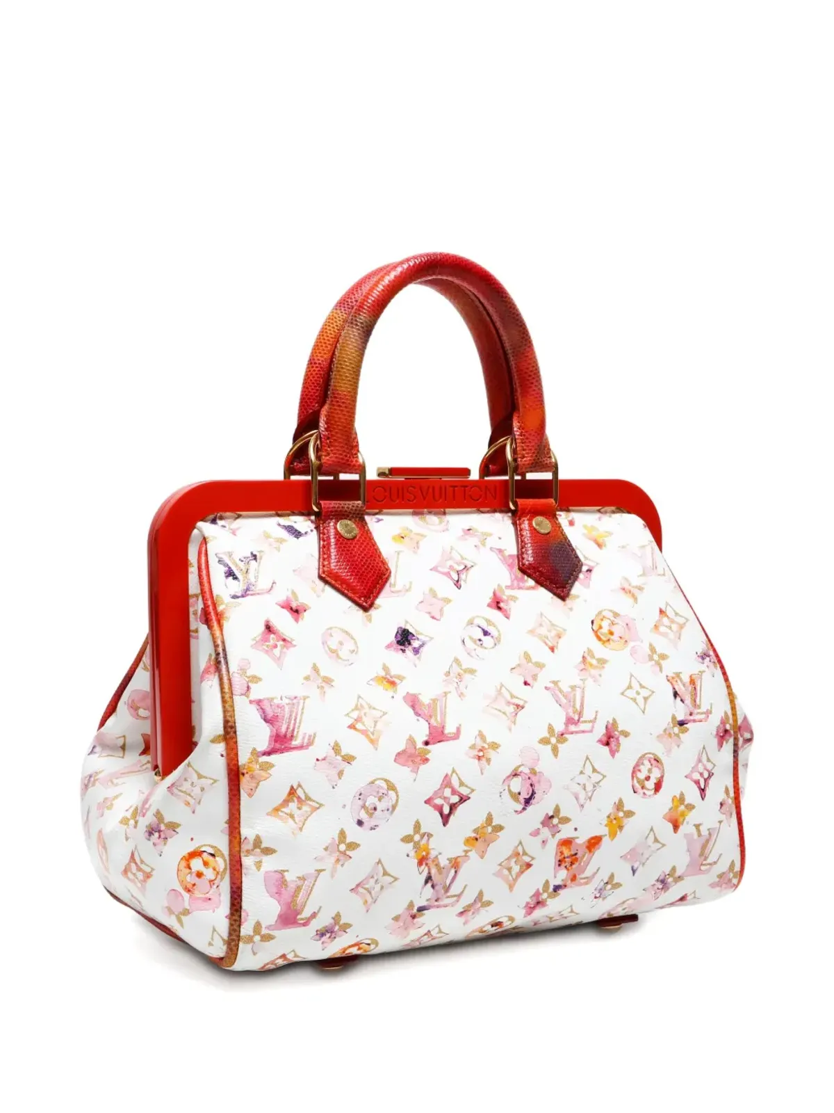 Louis Vuitton Pre-Owned リチャード・プリンス × カルング 2006 Speedy 30 モノグラム 水彩ハンドバッグ - 画像3