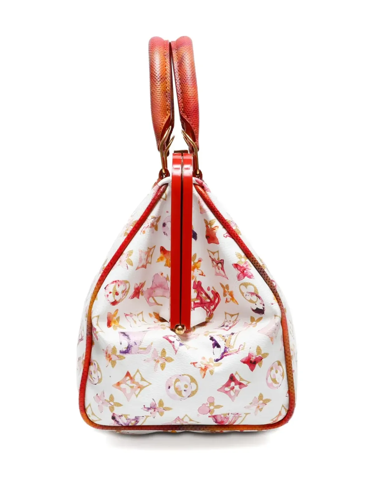 Louis Vuitton Pre-Owned リチャード・プリンス × カルング 2006 Speedy 30 モノグラム 水彩ハンドバッグ - 画像4