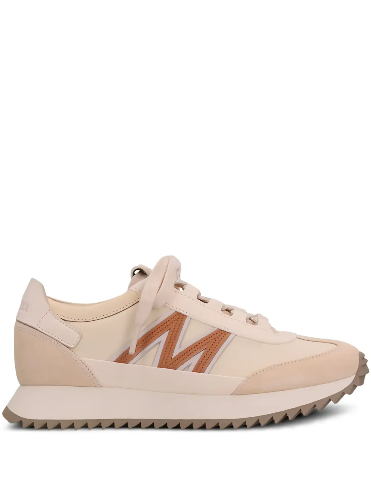 Moncler Pacey 2 ロゴディテール プラットフォームスニーカー ピンク - 画像1