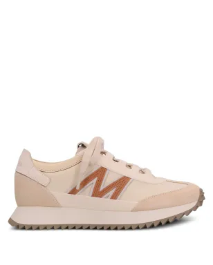 Moncler Pacey 2 ロゴディテール プラットフォームスニーカー ピンク - サムネイル1