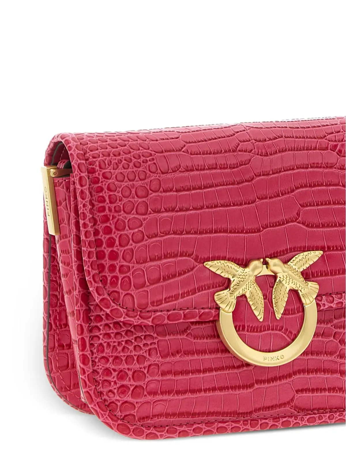 PINKO クロコダイルエフェクト ミニショルダーバッグ - 画像3