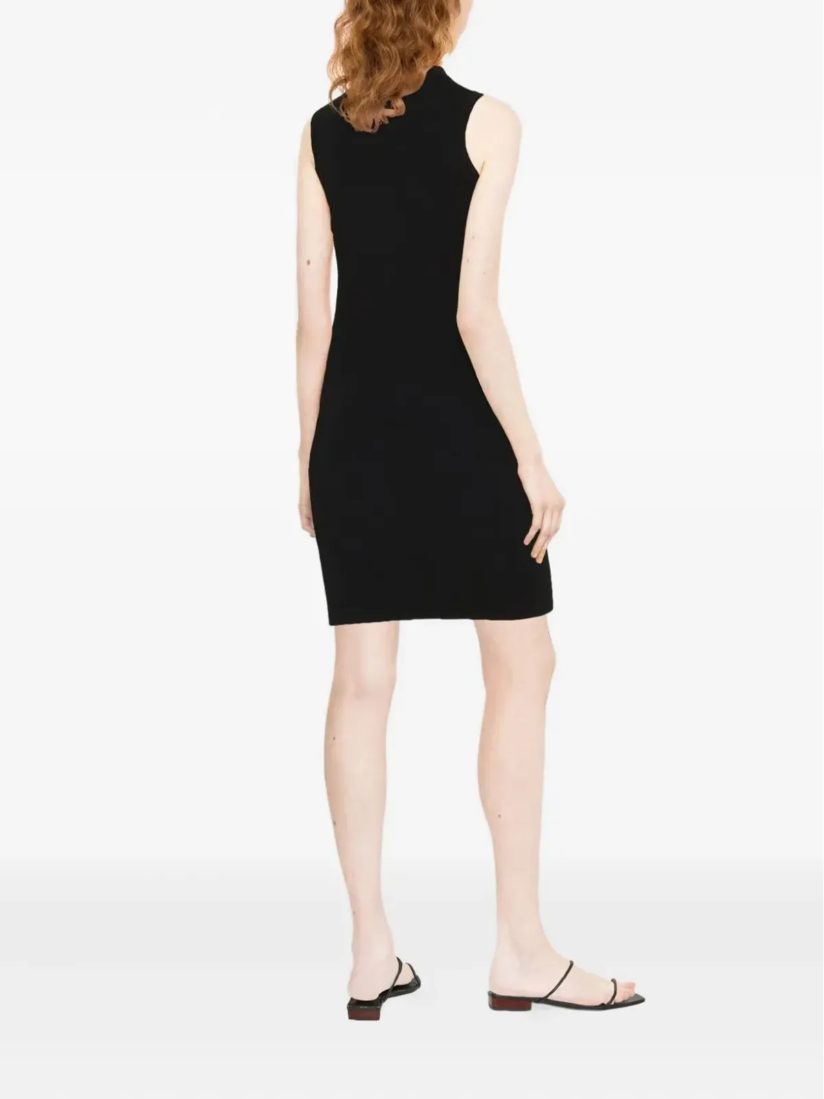 Victoria Beckham ノースリーブリブミニドレス - 画像3
