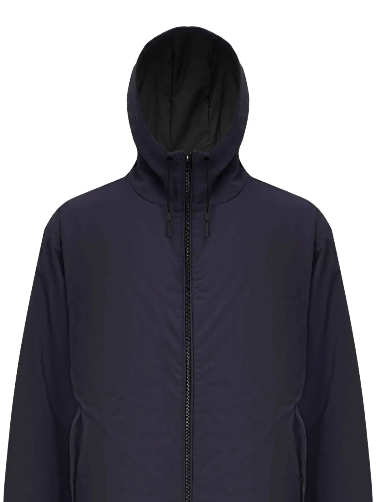Zegna フード付きジップアップジャケット - ブルー - 画像4