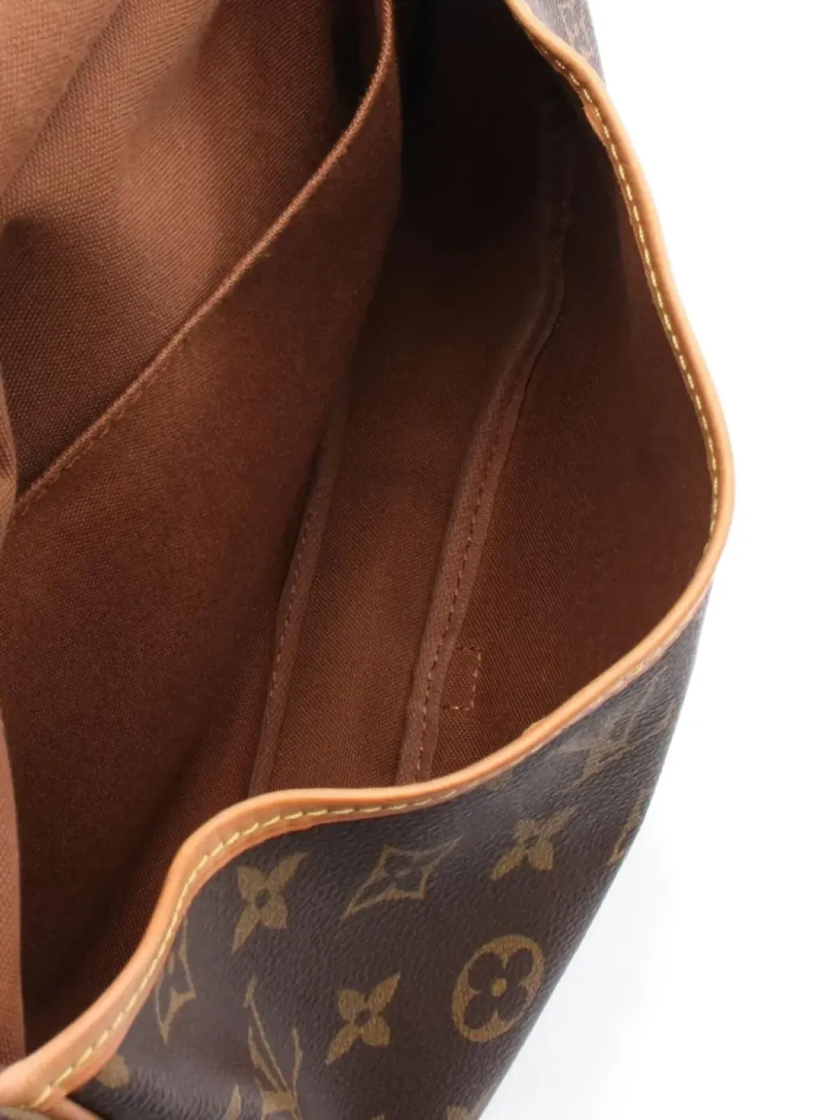 Louis Vuitton ビンテージ 1994 サムール30 モノグラム ショルダーバッグ ブラウン - 画像3