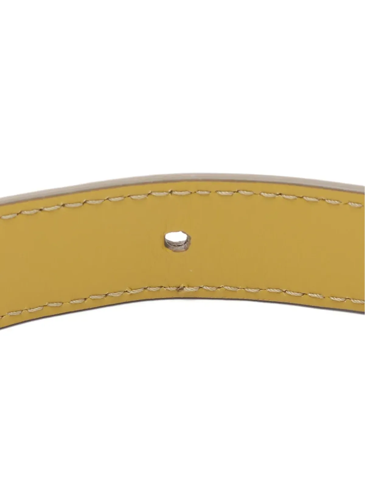 Christian Dior ビンテージ Gallop Oblique パテントレザー ショルダーバッグ イエロー - 画像4