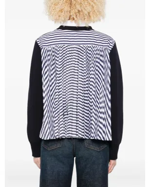 sacai プリーツバックパネルスウェットシャツ - サムネイル4