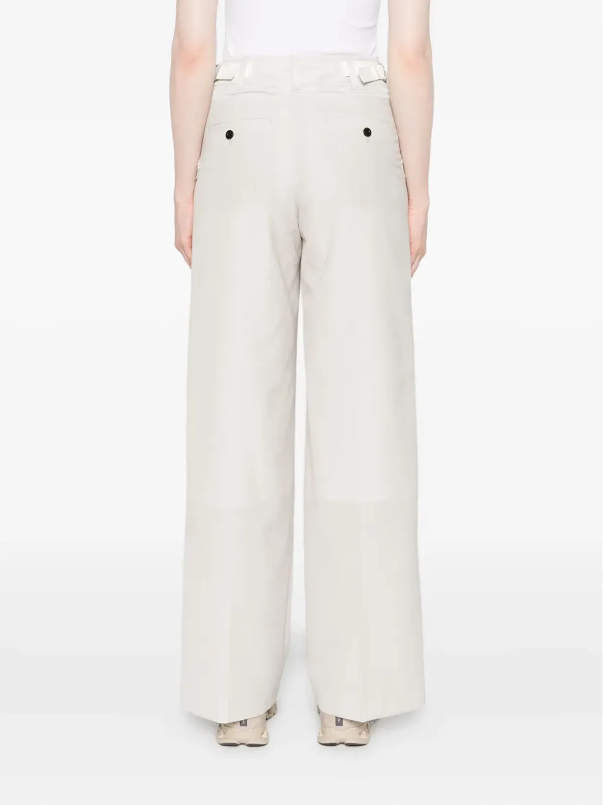 sacai アジャスタブルウェスト フラップポケットパンツ - 画像4