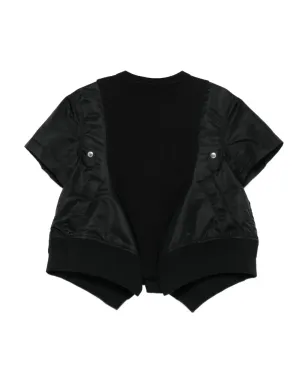 sacai ボンバー・ディテール コットンTシャツ - サムネイル1