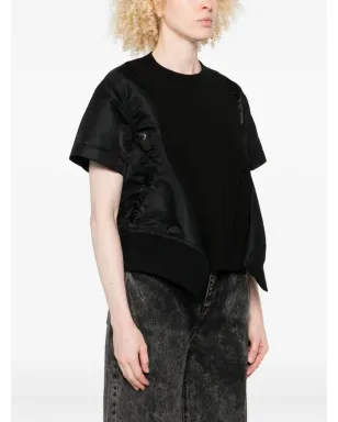 sacai ボンバー・ディテール コットンTシャツ - サムネイル3