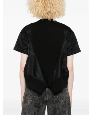 sacai ボンバー・ディテール コットンTシャツ - サムネイル4