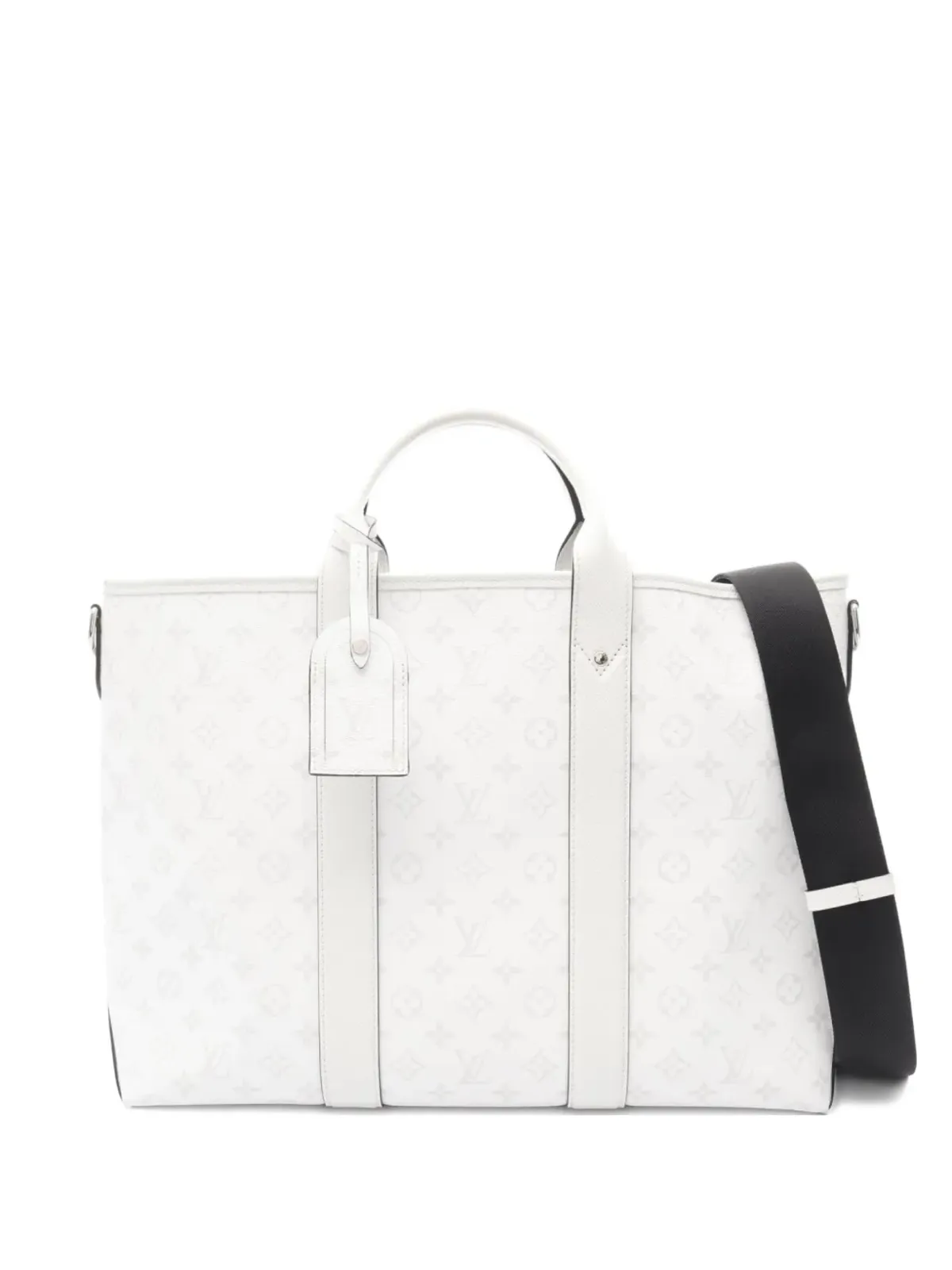 Louis Vuitton ビンテージ 2021 Weekend NM embossed-monogram tote bag - White - 画像1