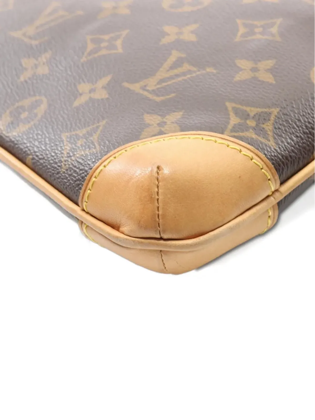 Louis Vuitton ビンテージ 2004 Kusan GM ショルダーバッグ ブラウン - 画像3