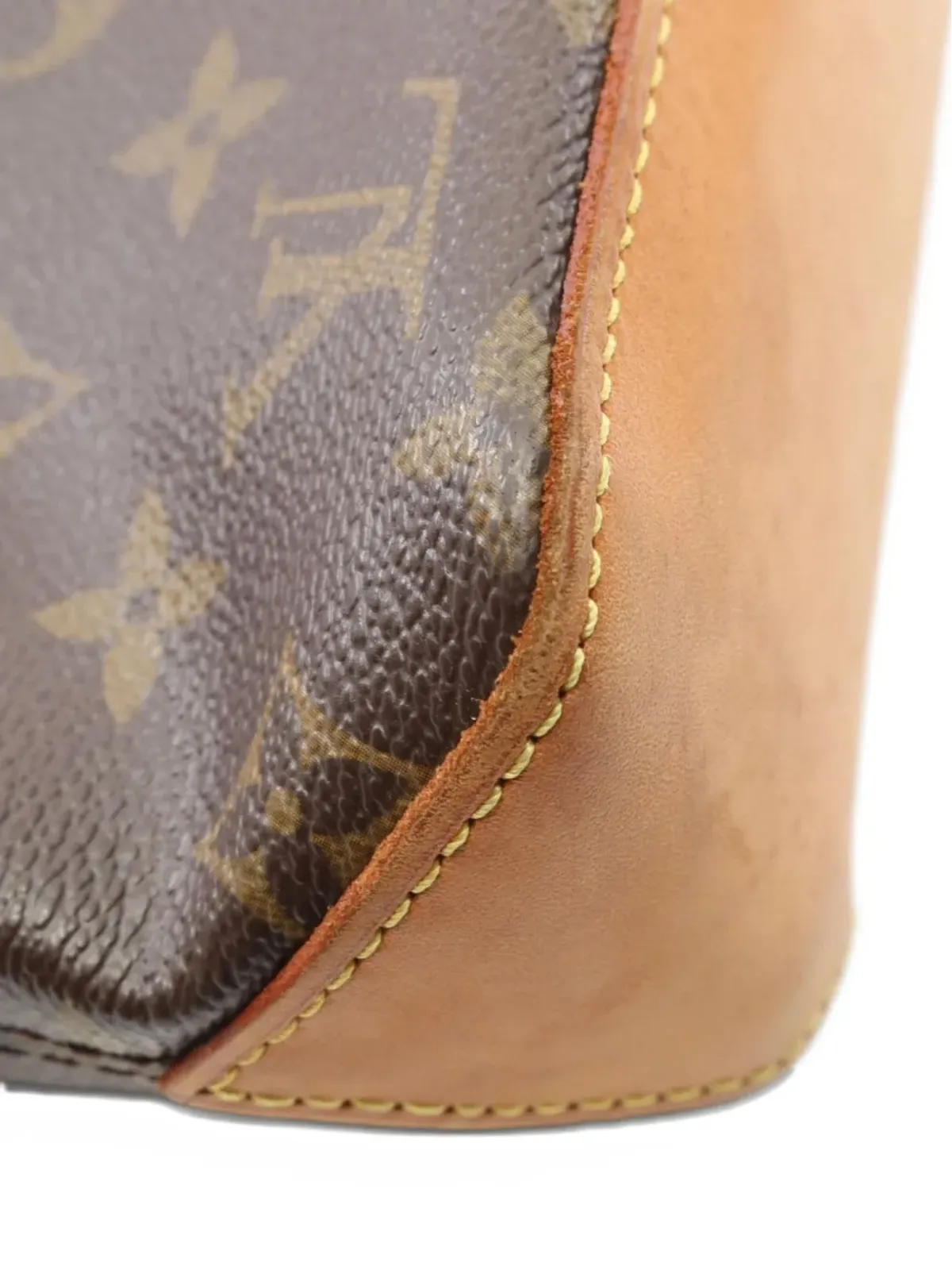 Louis Vuitton Pre-Owned 2004 Trotteur モノグラム レザー ショルダーバッグ - 画像3