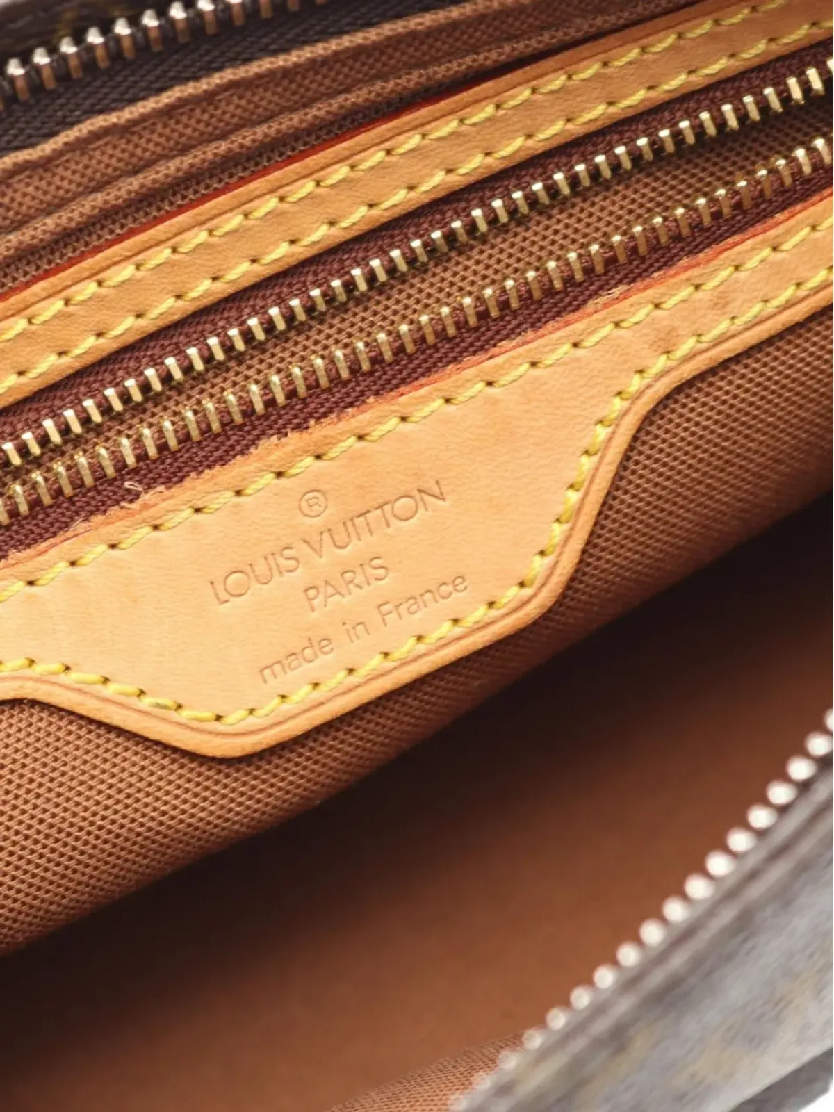 Louis Vuitton Pre-Owned 2004 Trotteur モノグラム レザー ショルダーバッグ - 画像4