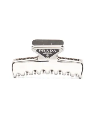 Prada Pre-Owned 三角ロゴ ヘアクリップ - サムネイル1