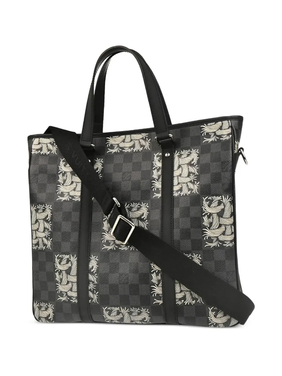 Louis Vuitton Pre-Owned × Christopher Nemes 2015 Tadao PM Damier Graphite トートバッグ - ブラック - 画像2