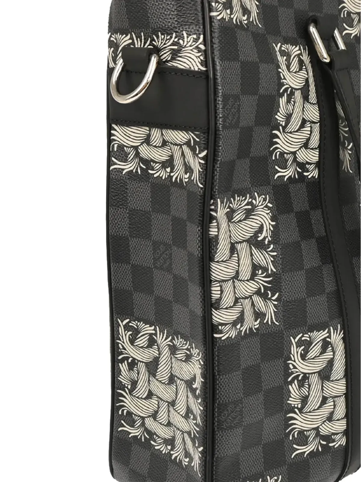 Louis Vuitton Pre-Owned × Christopher Nemes 2015 Tadao PM Damier Graphite トートバッグ - ブラック - 画像3