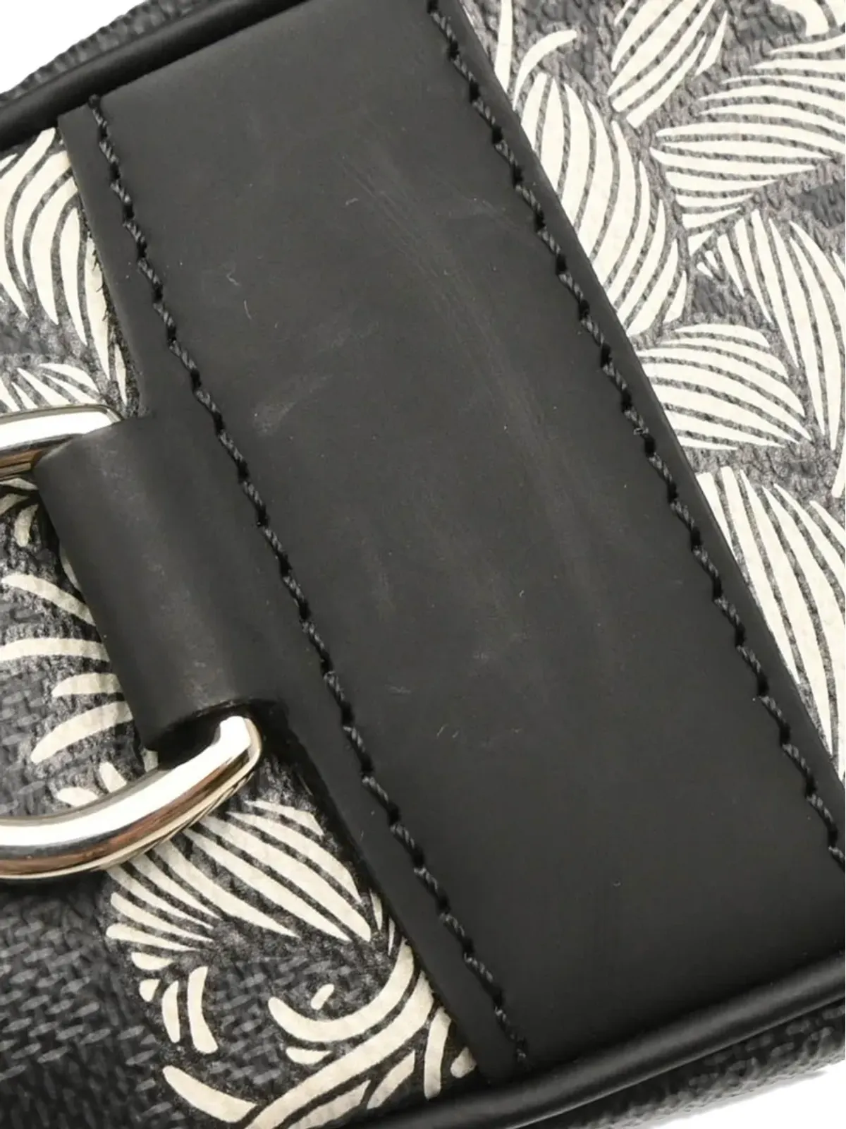 Louis Vuitton Pre-Owned × Christopher Nemes 2015 Tadao PM Damier Graphite トートバッグ - ブラック - 画像4