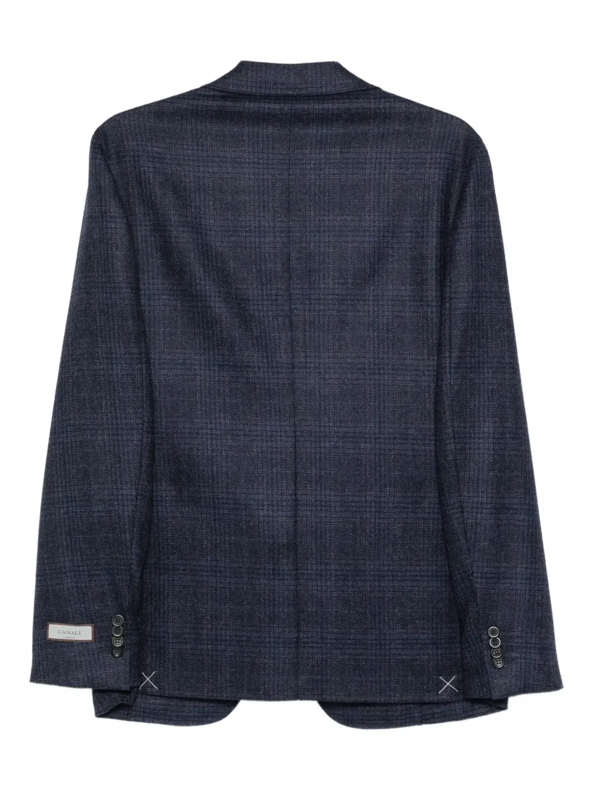 Canali チェック柄ウールジャケット - 画像2