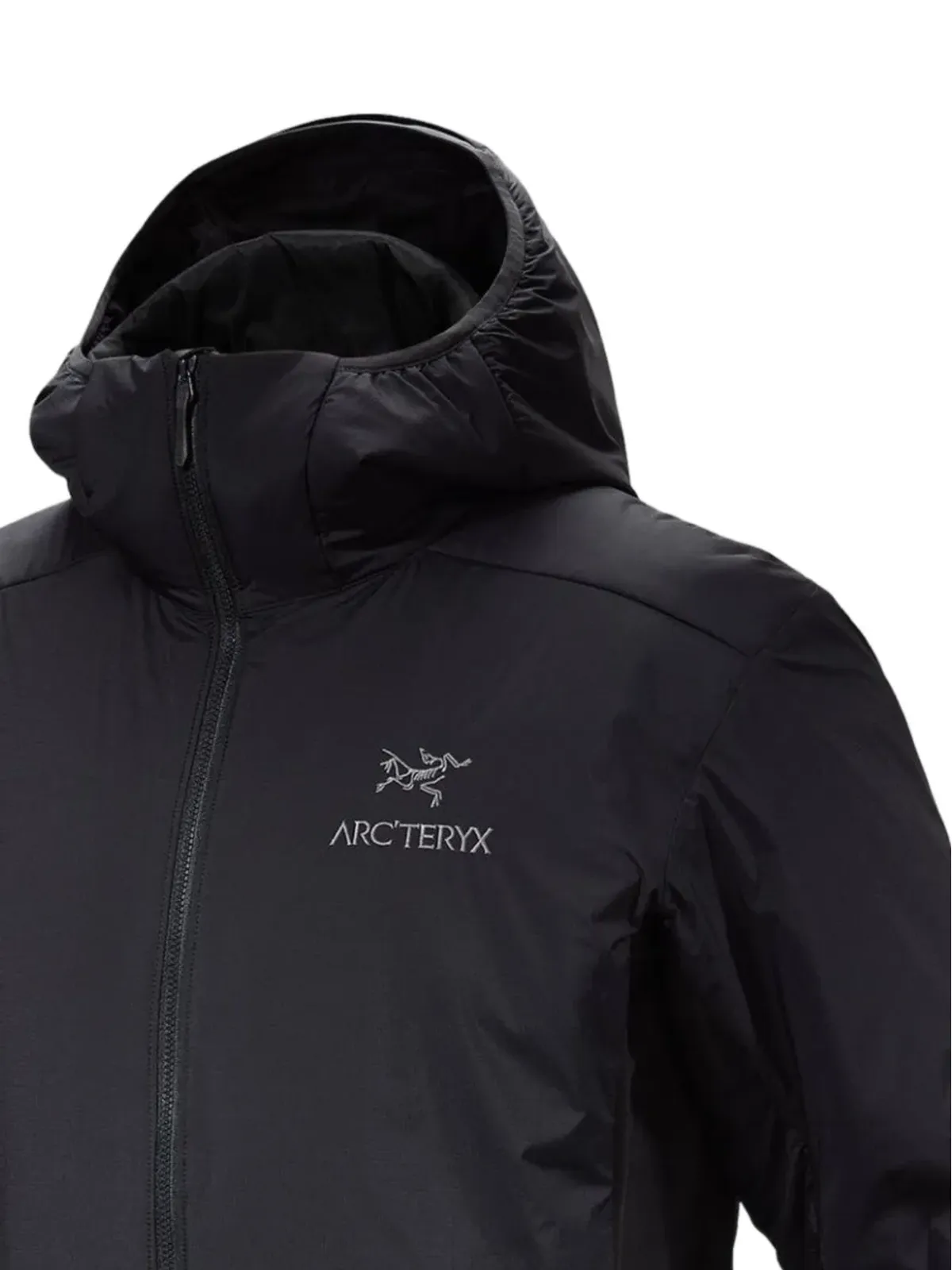 Arc'teryx フード付きダウンジャケット ブラック - 画像2