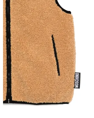 Moschino Kids テディベアパッチ フード付きベスト - サムネイル3