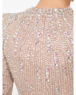Jenny Packham ローリー装飾のモックネック・マキシドレス - サムネイル4