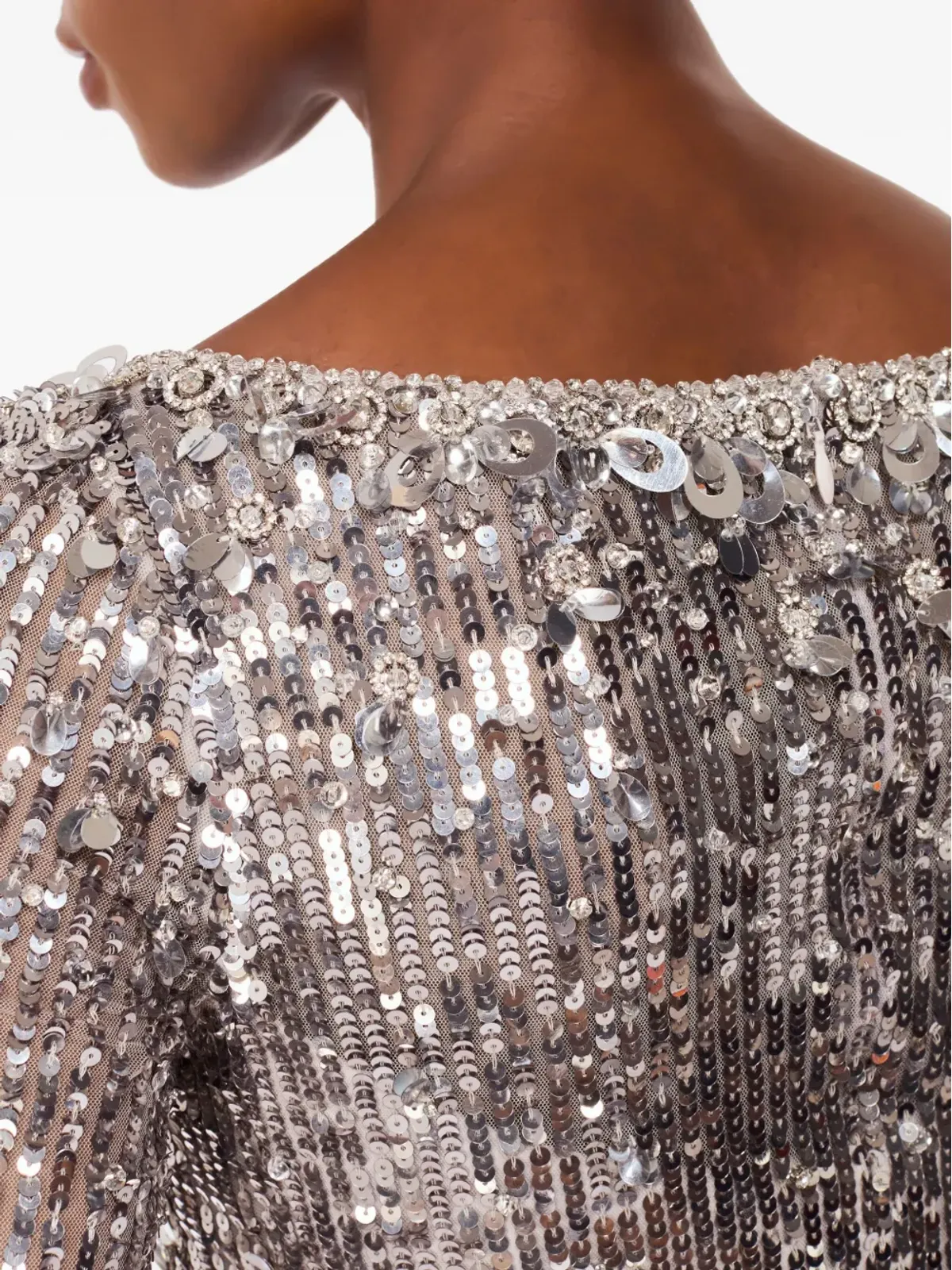 Jenny Packham Kestra スパンコール装飾 マキシドレス - 画像4