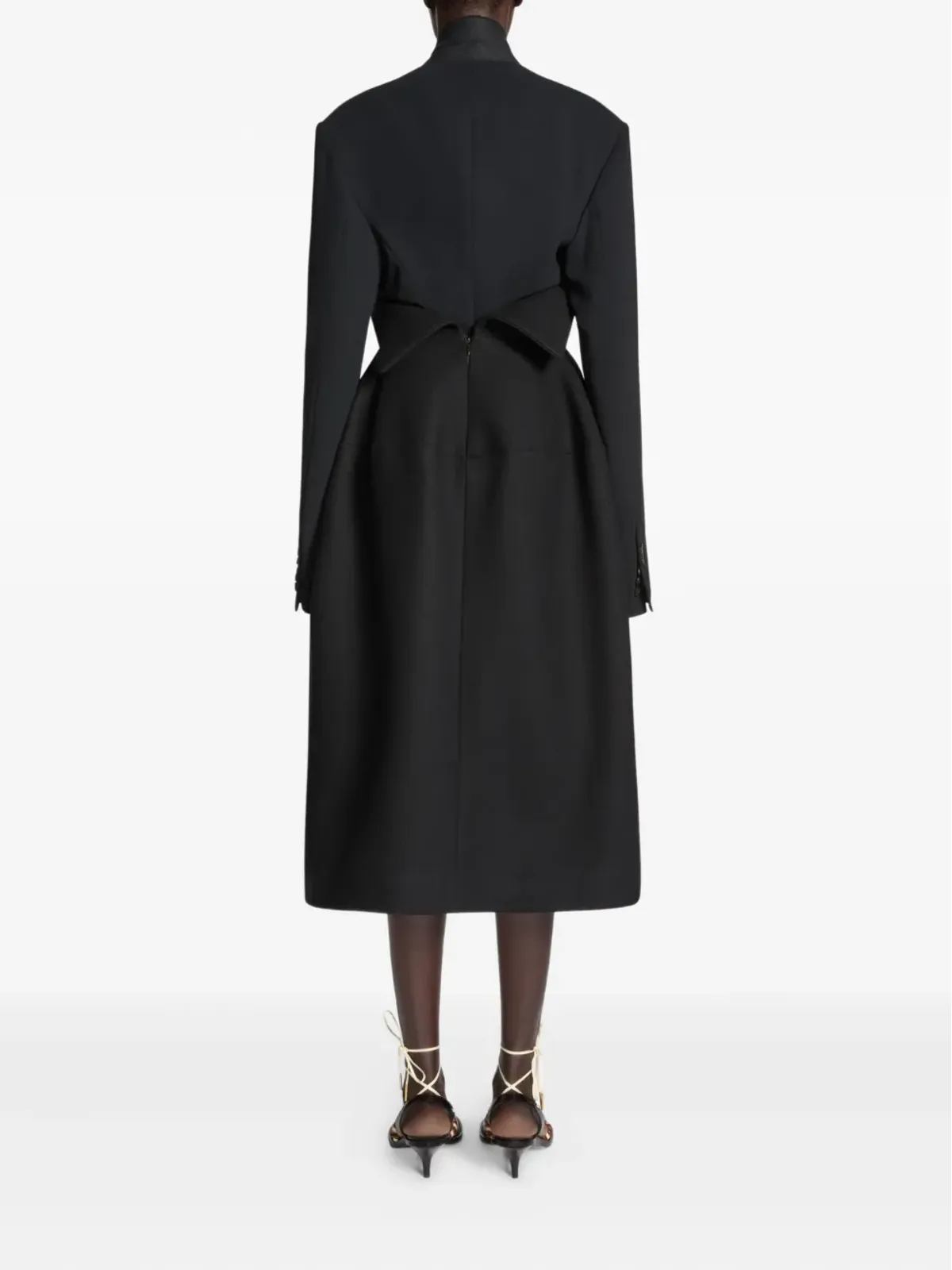 DRIES VAN NOTEN クロップド丈 ボタン留め カフス ブレザー - 画像4