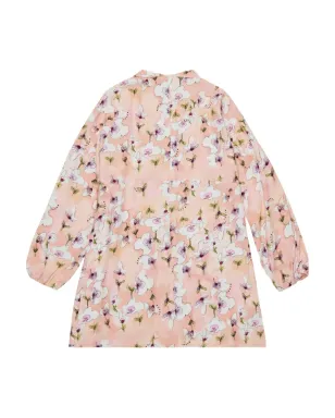 Marni Kids 花柄プリントのフリルドレス（ピンク） - サムネイル2