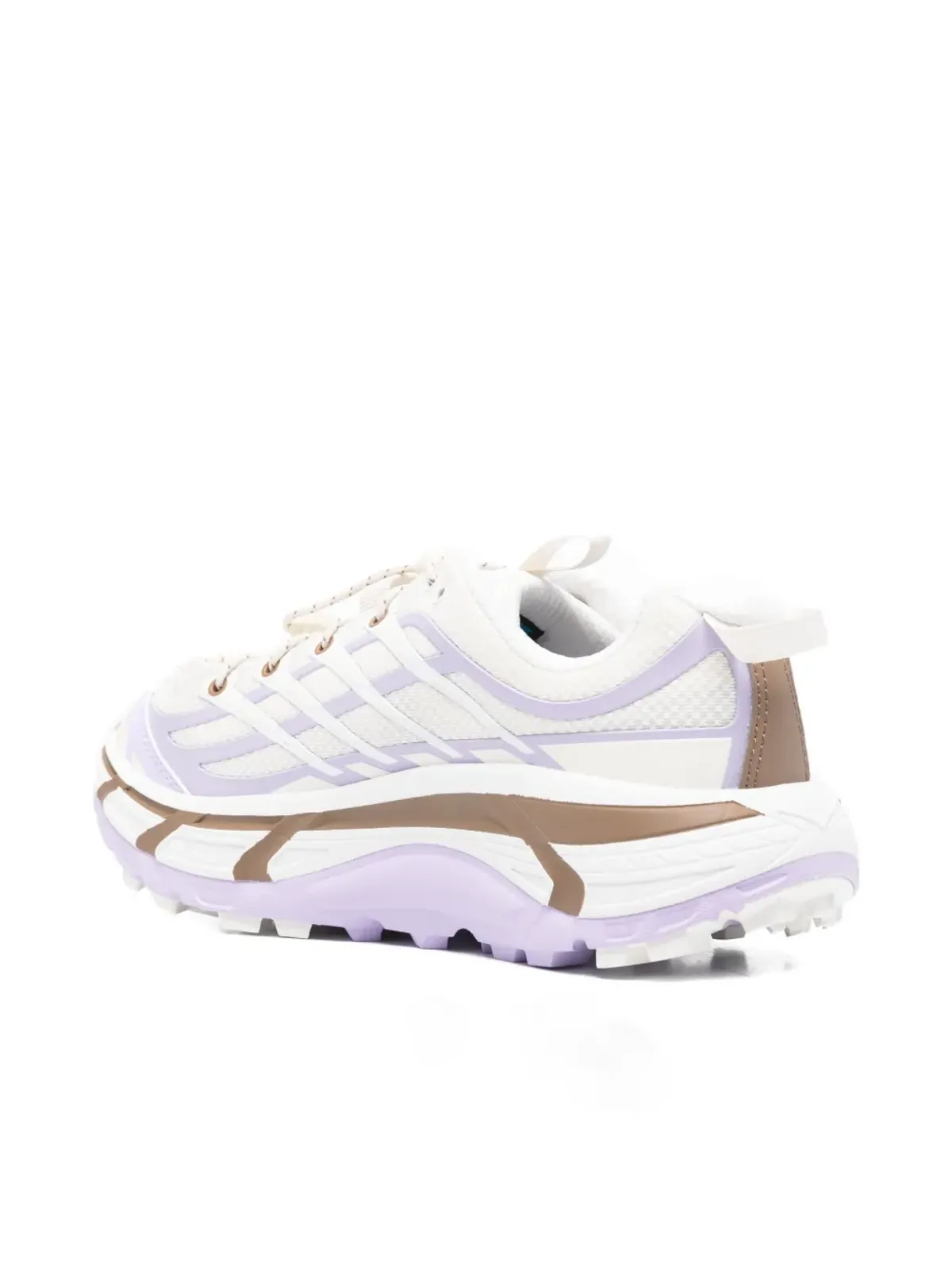 HOKA Mafate Three2 ロゴプリント スニーカー ホワイト - 画像3