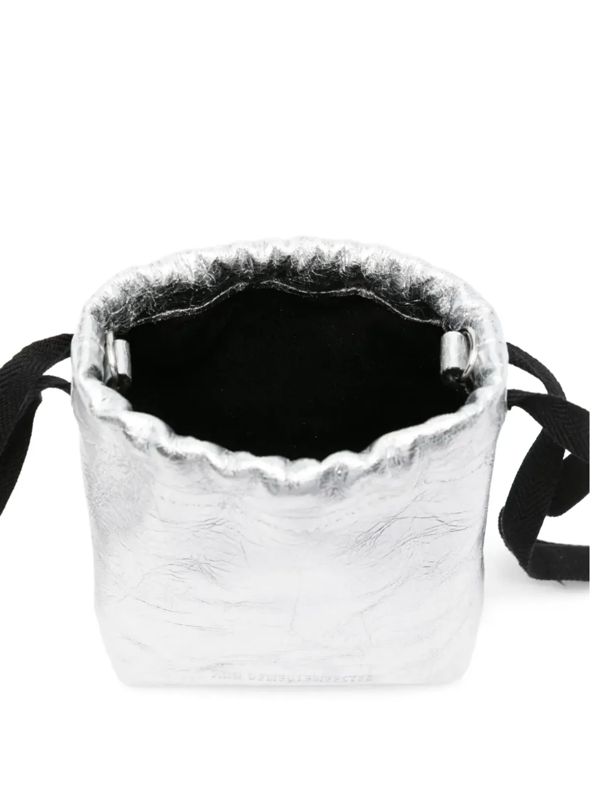 Ann Demeulemeester Gael ドロウストリングチェーン ミニバッグ - グレー - 画像5